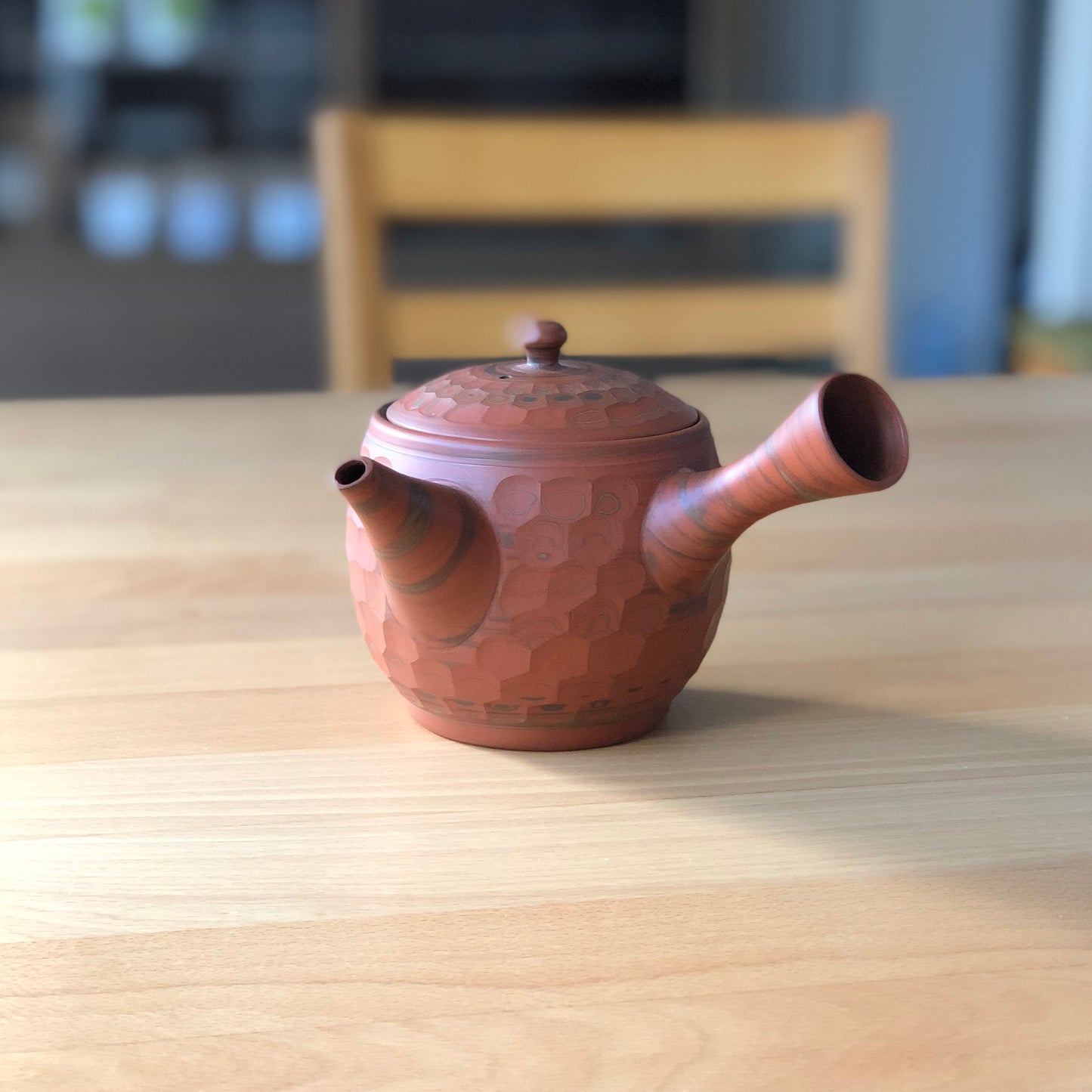 Handmade Tea Pot Kyusu - Tokoname Yaki  - Yusen - 0001