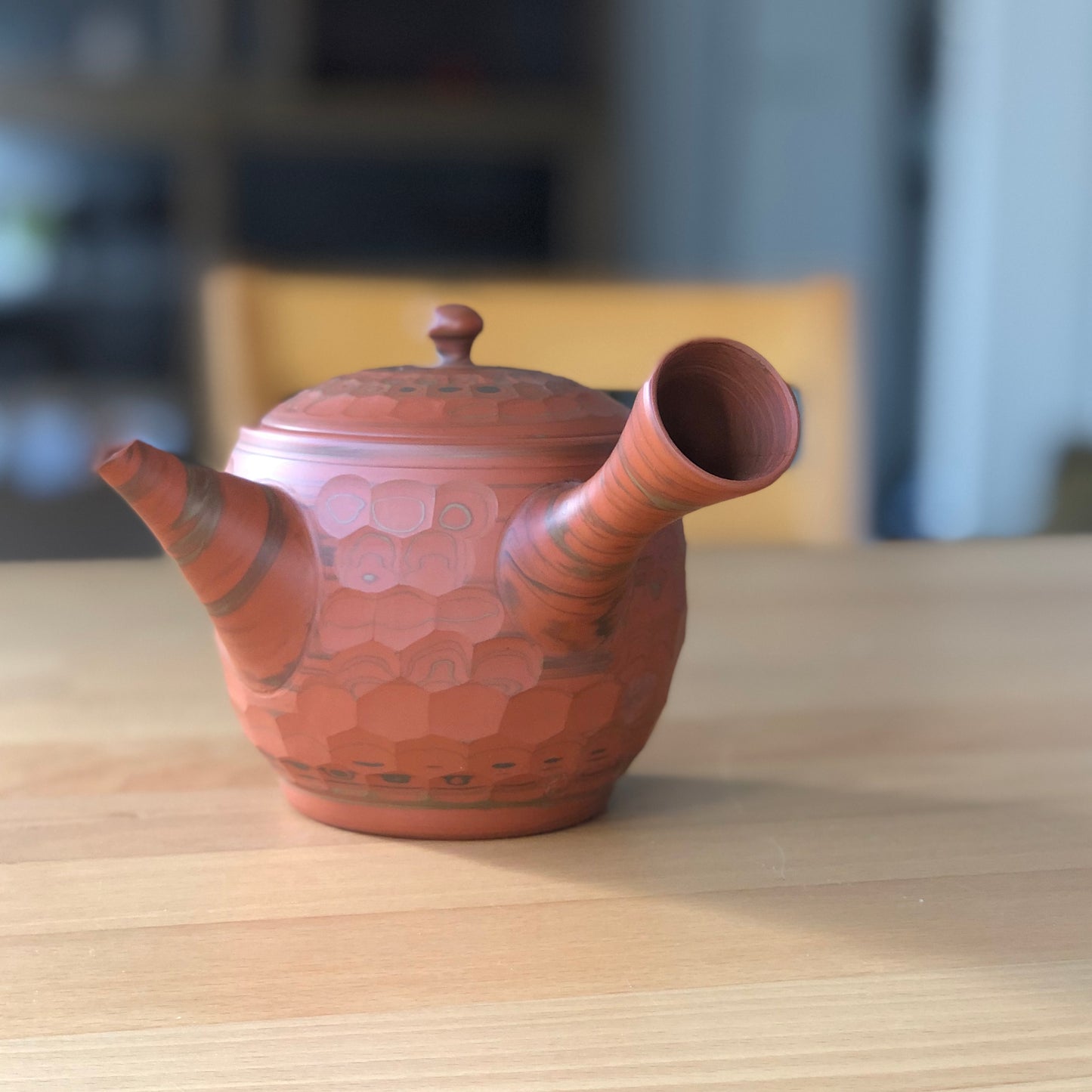 Handmade Tea Pot Kyusu - Tokoname Yaki  - Yusen - 0001