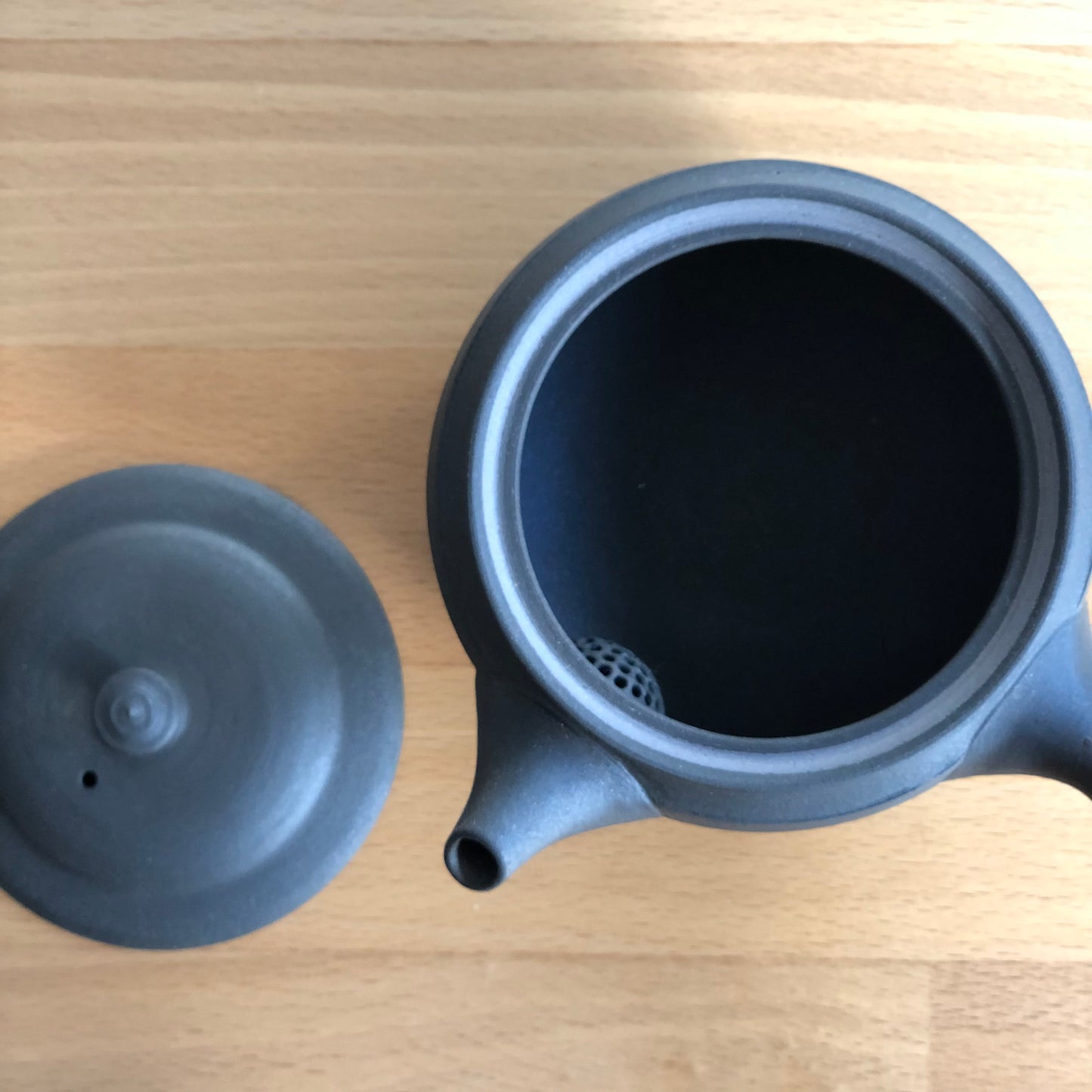 Handmade Tea Pot Kyusu - Tokoname yaki - Uchiyama 001