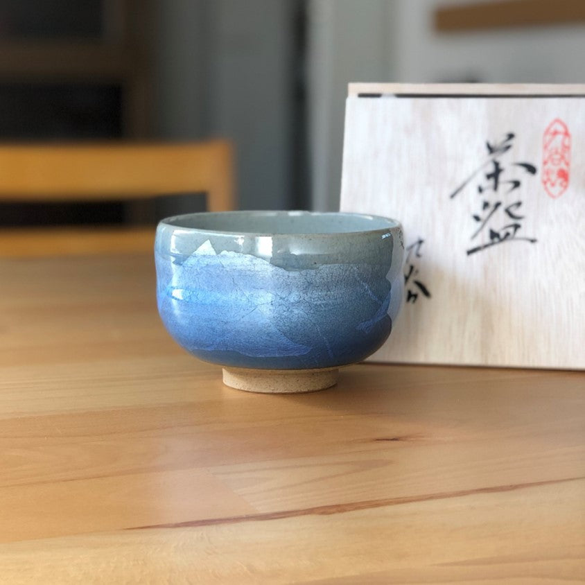 Matcha bowl - Kutani yaki - Ishikawa Japan