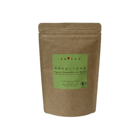 Organic Genmaicha with Matcha Green Tea from Japan