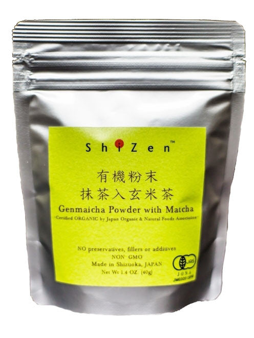Organic Genmaicha with Matcha Green Tea Powder